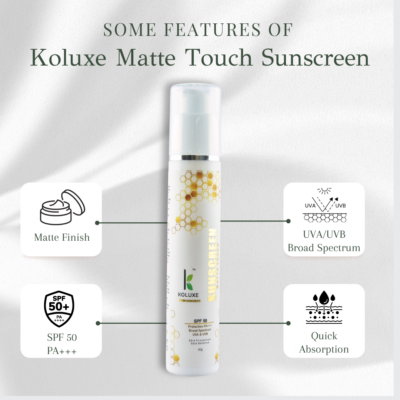 Koluxe Matte Touch Sunscreen Spf 50 PA+++