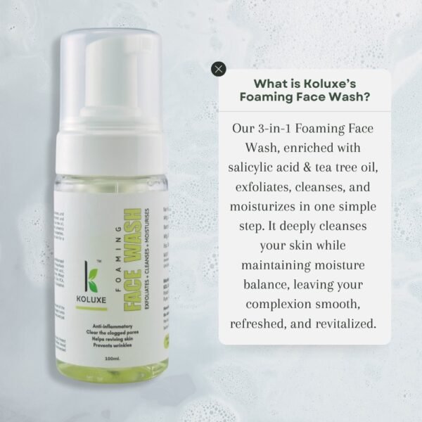 Koluxe Foaming Face Wash